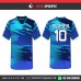 MAPPED BLUE SEA   SOCCER JERSEYS